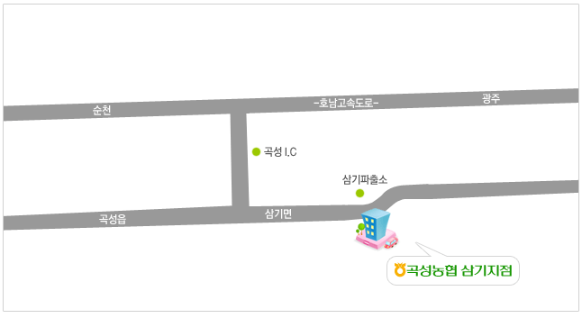 삼기지점 약도